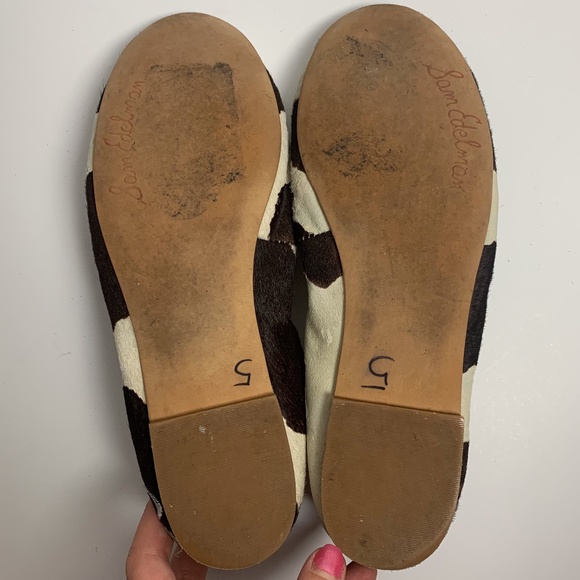 Sam Edelman Felicia Cow Print Ballet Flats - Picture 5 of 10